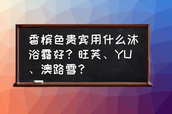 贵宾犬用什么沐浴露好 香槟色贵宾用什么沐浴露好？旺芙、YU、澳路雪？