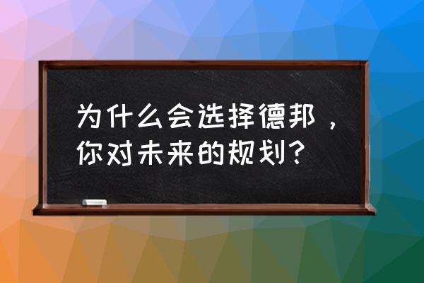 面试为什么选择德邦物流 为什么会选择德邦，你对未来的规划？