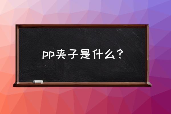 哪有加工塑料夹子的活 pp夹子是什么？